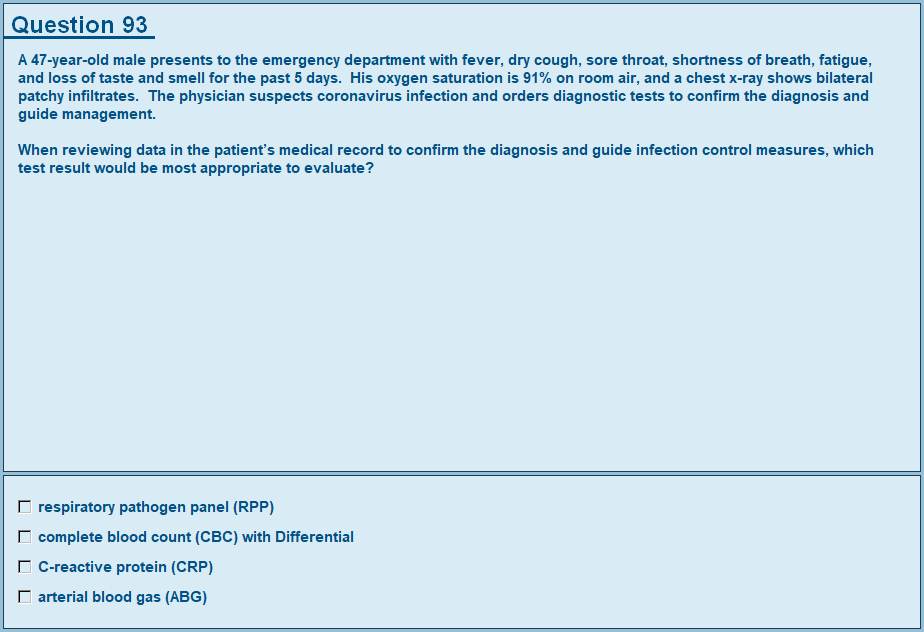 Respiratory Therapy Examination